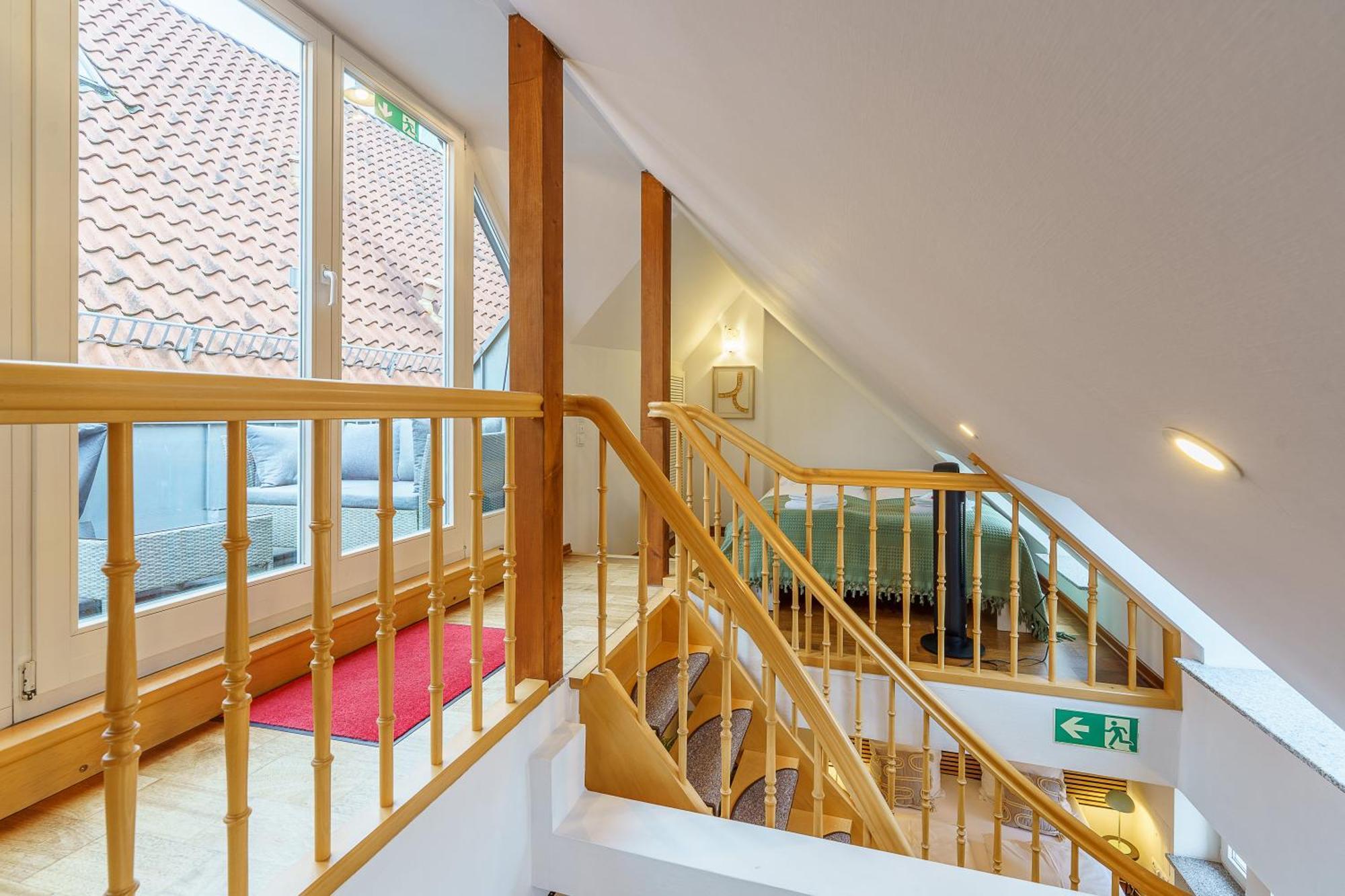 Apartment Maisonette Am Holstentor Mit Dachterrasse Und Heimkino